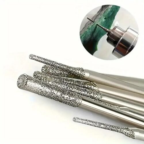 Kit 7 Punte per Trapano Diamantate 0.8-2.5mm con Gambo