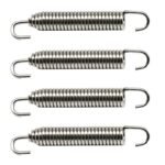 2pz Ganci a Molla in Acciaio Inossidabile per Tubo Scarico