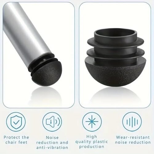 Punta a Sfera da 16mm per Gambe Tavolo Sedia Rotonda