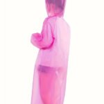 Poncho impermabile rosa donna moto ciclismo antivento con bottino antipioggia