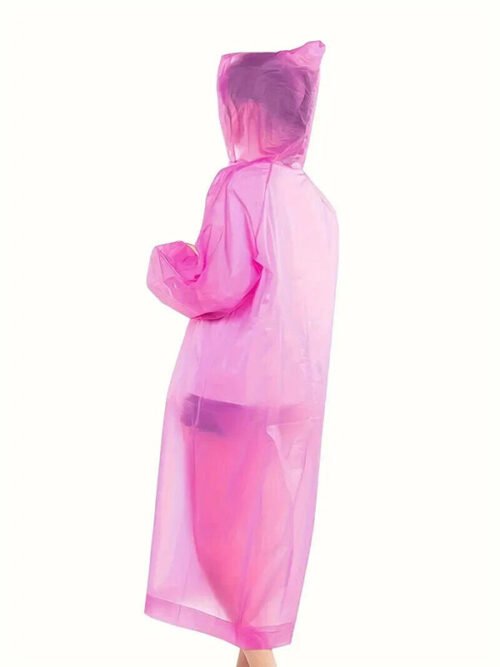 Poncho impermabile rosa donna moto ciclismo antivento con bottino antipioggia