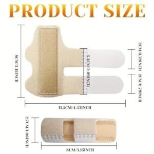 Stecca Regolabile per Dito Nero Fissazione Articolare