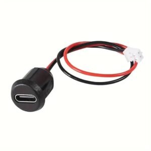 5PZ CONNETTORI USB TYPE-C A PRESSIONE DIRETTA 2PIN CON CONTATTI IN RAME 3A