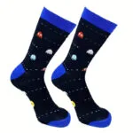 CALZINI PAC-MAN TAGLIA UNICA MEZZA GAMBA UNISEX CASUAL CALZE