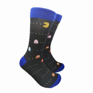 CALZINI PAC-MAN TAGLIA UNICA MEZZA GAMBA UNISEX CASUAL CALZE