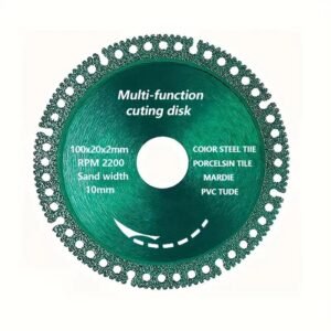 1pz Ruota da Taglio Diamantato 100mm Metallo Pietra