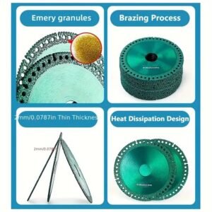 1pz Ruota da Taglio Diamantato 100mm Metallo Pietra