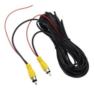 Cavo di Prolunga Video RCA da Maschio a Maschio 6m per Parcheggio Auto camera