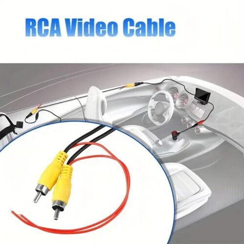 Cavo di Prolunga Video RCA da Maschio a Maschio 6m per Parcheggio Auto camera