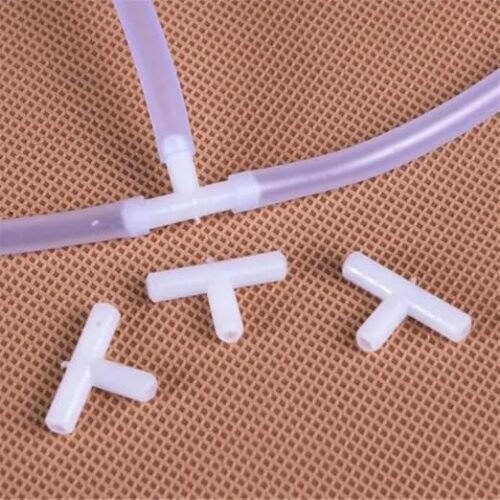 10pz Connettori a T in Silicone per Tubi Pompe 3 Vie