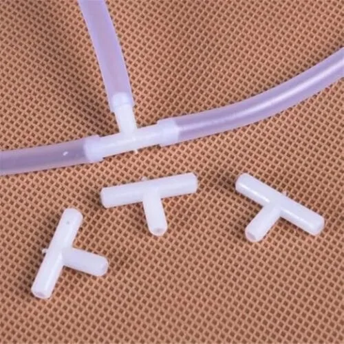 10pz Connettori a T in Silicone per Tubi Pompe 3 Vie