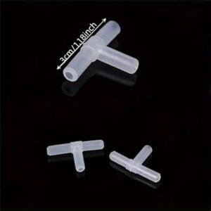 10pz Connettori a T in Silicone per Tubi Pompe 3 Vie