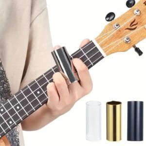 Slider finger per Chitarra Trasparente in Plastica Dito 60mm Corda