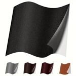 KIT PATCH IN PELLE SINTETICA ADESIVA TOPPA 30CM X 20CM PER RIPARAZIONI DIVANI EC