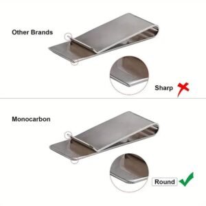 1 PZ CLIP FERMASOLDI IN ACCIAIO INOSSIDABILE MULTIFUNZIONALE ULTRA SOTTILE