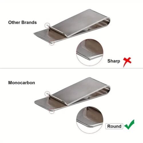 1 PZ CLIP FERMASOLDI IN ACCIAIO INOSSIDABILE MULTIFUNZIONALE ULTRA SOTTILE