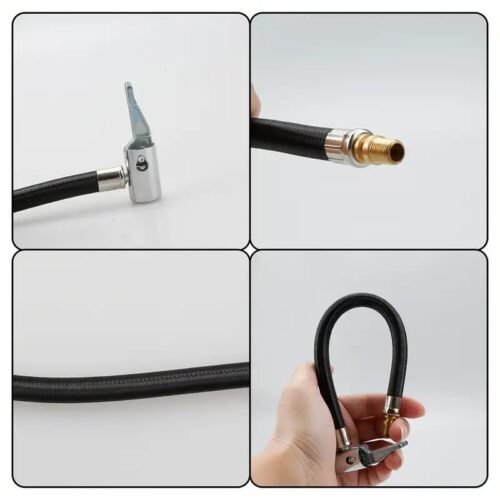 Inflatore Pneumatici con Ugello Zinco Manometro Precisione