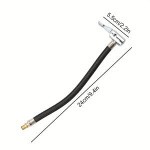 Inflatore Pneumatici con Ugello Zinco Manometro Precisione