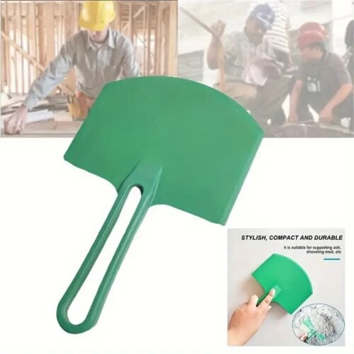 Spatola per Stucco in Plastica Curvo Verde Raschietto