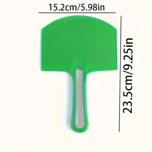 Spatola per Stucco in Plastica Curvo Verde Raschietto