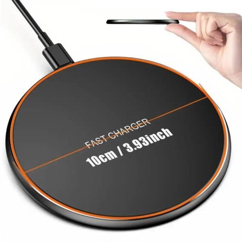 Caricabatterie Wireless a Disco da 15W per iPhone per samsung fast charger