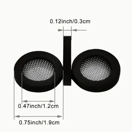 10pz Guarnizioni Filtranti Rubinetto con Rete Acciaio Inox
