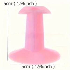 Supporto per Dita Manicure Rosa in Silicone Flessibile
