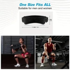 1pz Ginocchiera Regolabile con Supporto a Compressione Gel