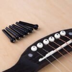 6pz Stringa Ponticello Chitarra Acustica e Classica Plastica