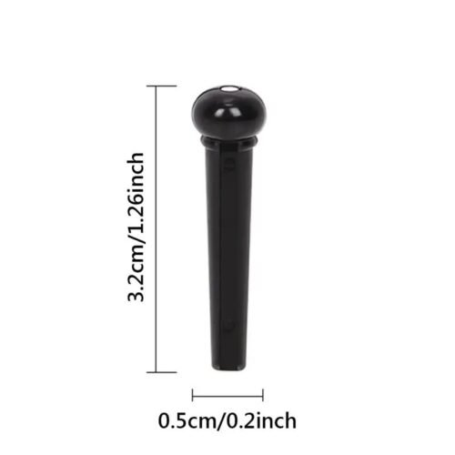 6pz Stringa Ponticello Chitarra Acustica e Classica Plastica