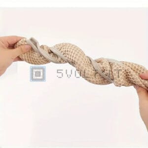 Copertura Cover Volante Auto Effetto Seta Antiscivolo Nero