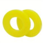 2pz Pad Ammortizzatore Universale Gomma Boccole Auto Nero