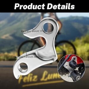 Estensore Attacco Posteriore Alluminio Adattatore Bicicletta