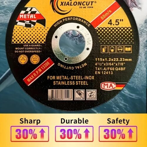 5pz Dischi in Metallo Acciaio Inox 127mm Abrasive
