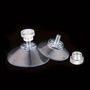 3pz Ganci A Ventosa Super Resistenti in PVC Trasparenti