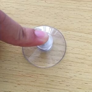 3pz Ganci A Ventosa Super Resistenti in PVC Trasparenti
