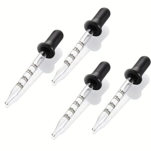 2pz Pipetta Contagocce in Vetro da 1ml Misurazione