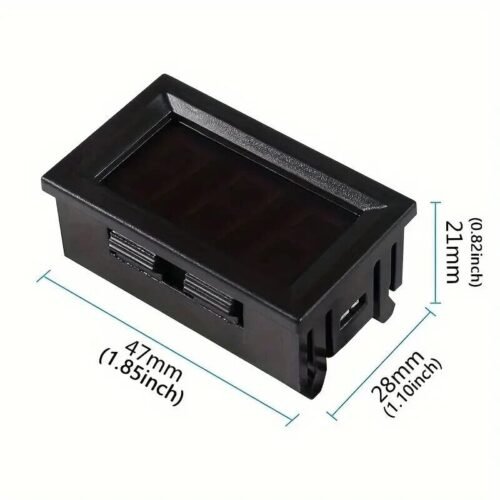 Voltmetro Digitale DC 1.42 cm 4.5-30V con Display LED verde Due Fili