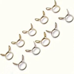 30pz Morsetti per Tubi in Metallo 8mm per Moto Scooter ATV