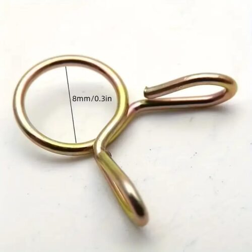 30pz Morsetti per Tubi in Metallo 8mm per Moto Scooter ATV