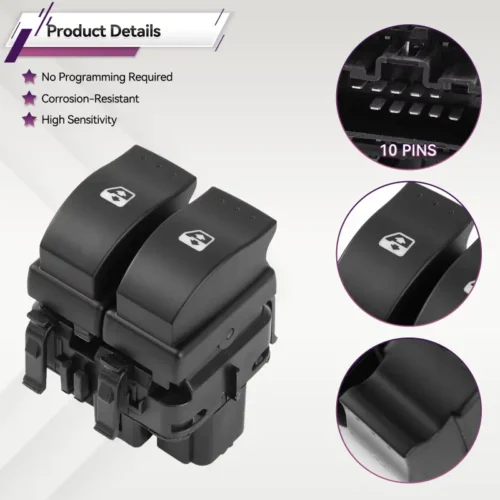 Interruttore Pulsante Alzacristallo 8200060045 per Clio 2