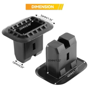 1pz Clip Fissaggio Sedile Posteriore 4B0886373 A4 Golf 5 6