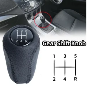 Pomello Leva Cambio Full Black per Mazda 3 BK BL 2006-2012