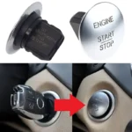 Pulsante Accensione Grigio Start Stop 2215450714 Mercedes