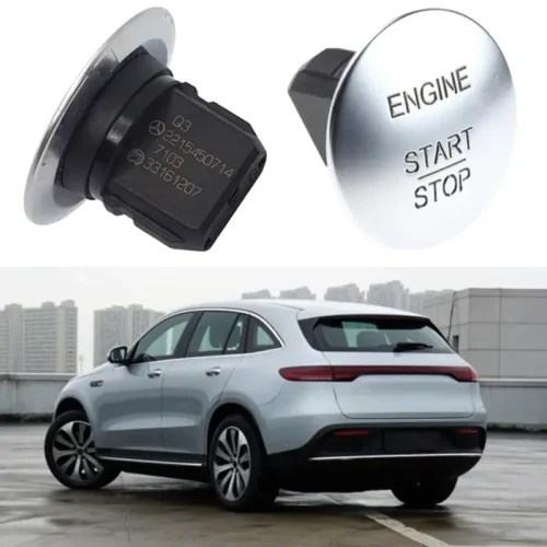Pulsante Accensione Grigio Start Stop 2215450714 Mercedes