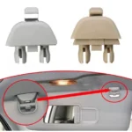 1pz Clip Visiera Parasole Grigia per A6 C6 Passat Polo Up