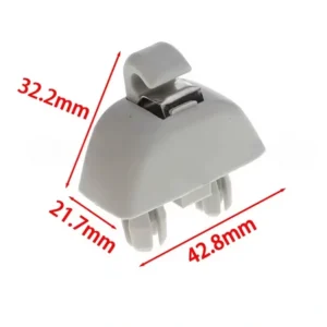 1pz Clip Visiera Parasole Grigia per A6 C6 Passat Polo Up