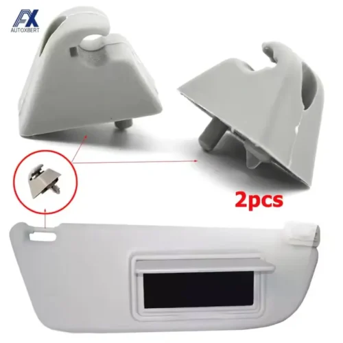 2pz Clip Fissaggio Parasole Visiera per Opel Astra F Corsa