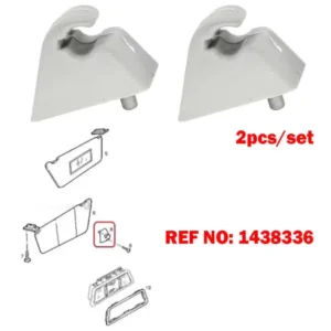 2pz Clip Fissaggio Parasole Visiera per Opel Astra F Corsa