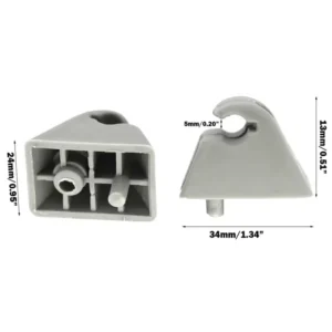 2pz Clip Fissaggio Parasole Visiera per Opel Astra F Corsa